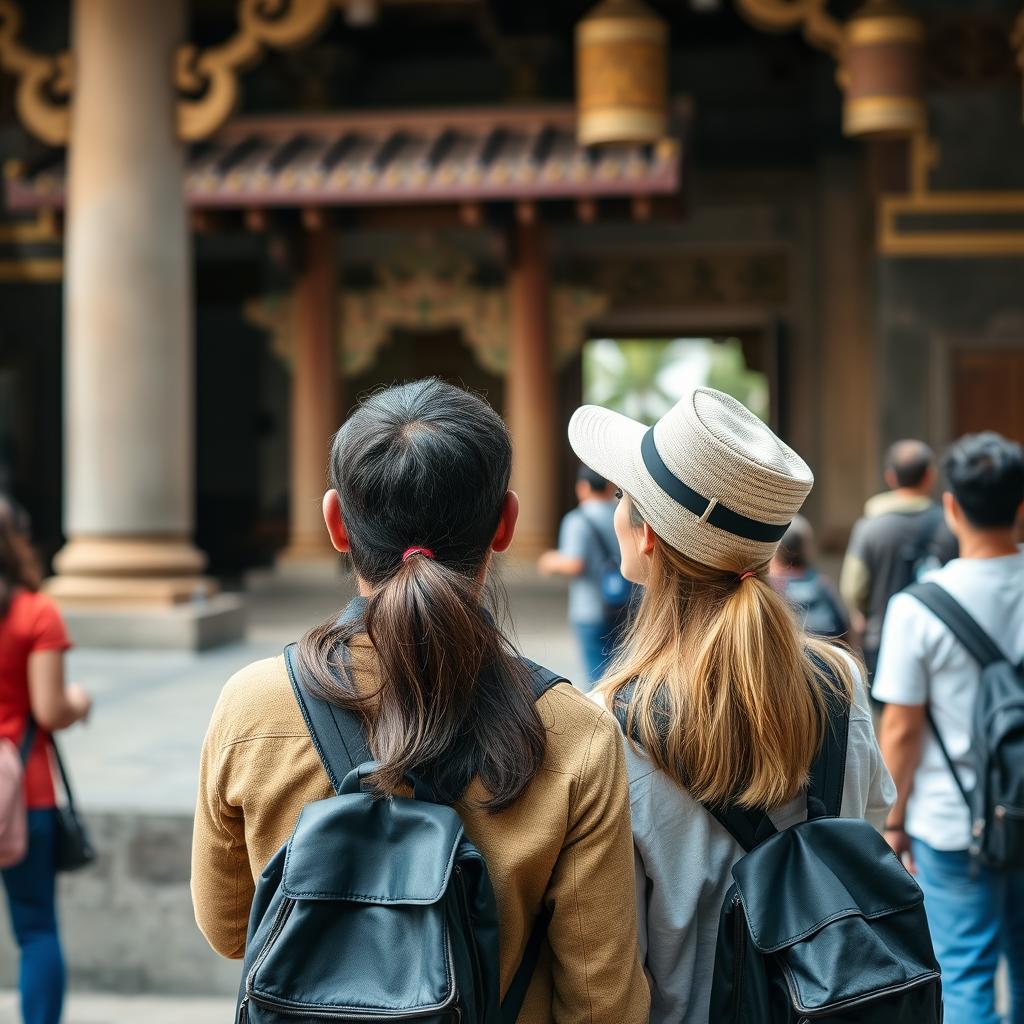 Couple exploring local culture during a Romance Tour Couple exploring local culture during a Romance Tour