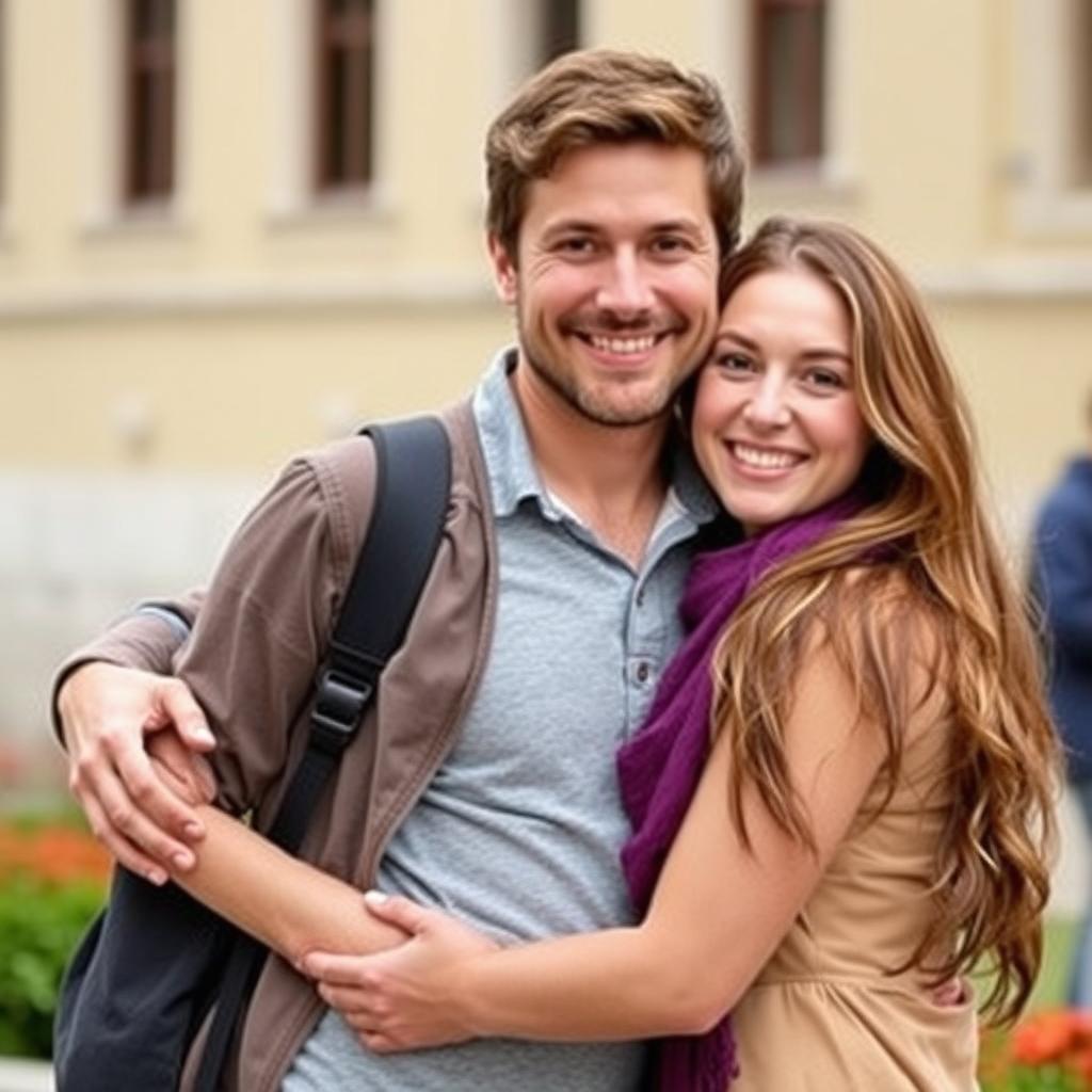David and Elena who met during a Romance Tour to Ukraine David and Elena who met during a Romance Tour to Ukraine