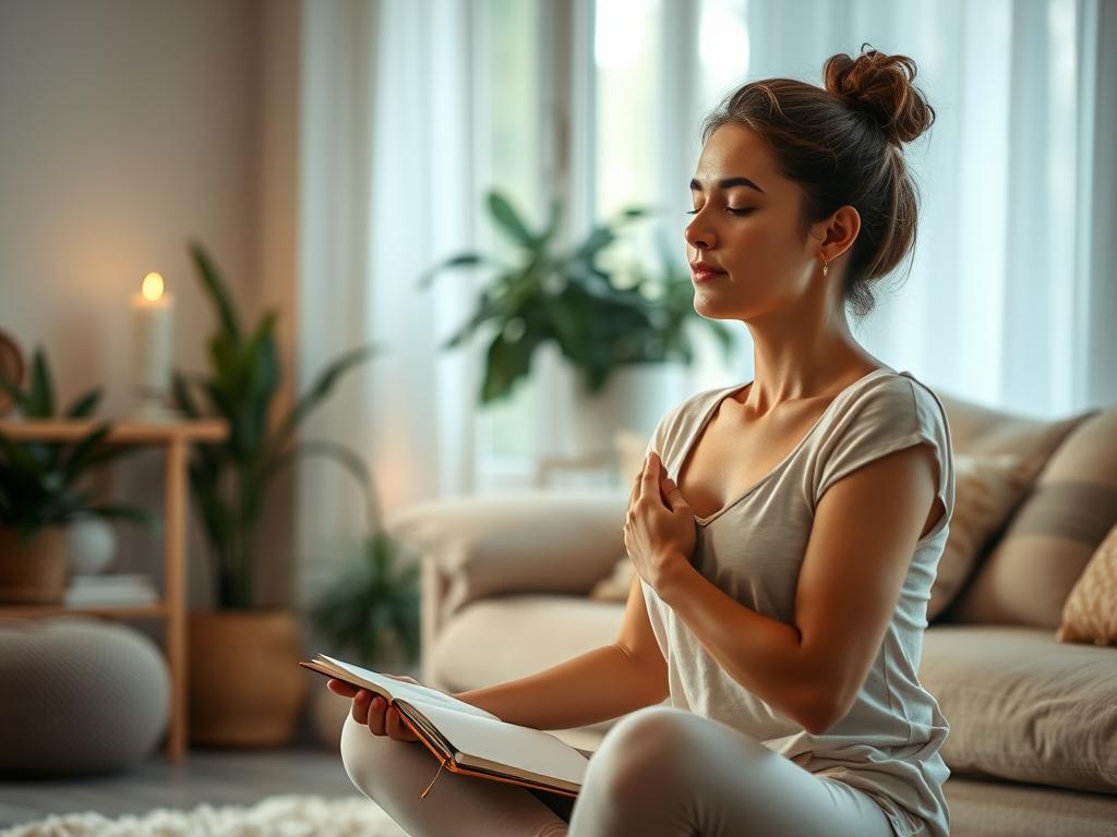 Person practicing self-care activities, representing resilience when Dating With Herpes in the U.S.